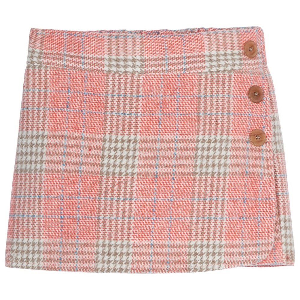 Bisby Girls Mini Skort in Paprika Tweed Size 7